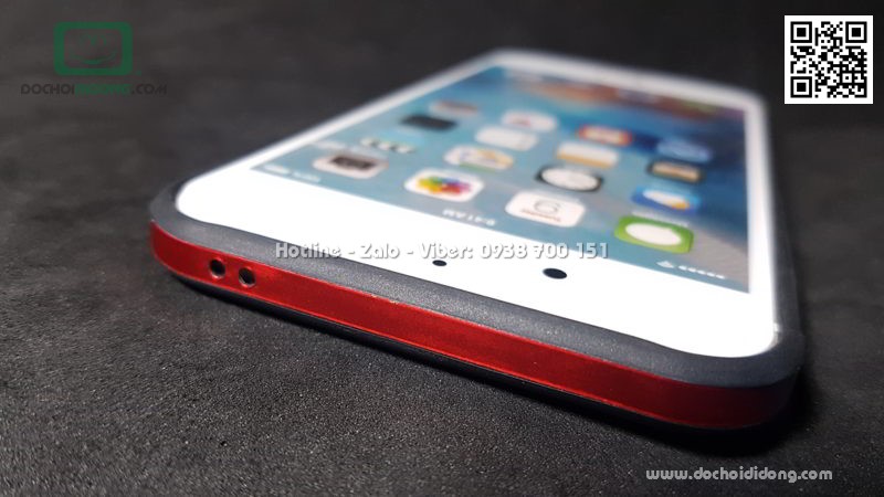 Ốp lưng iPhone 6 6S Sulada lưng kính cường lực viền mềm