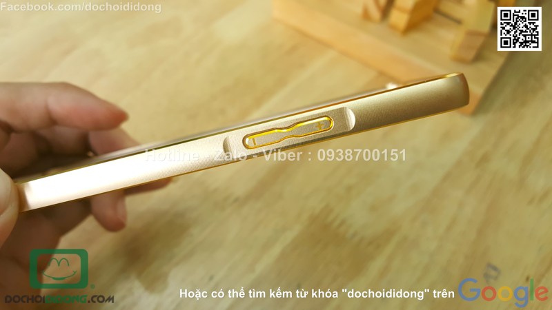 Ốp viền OPPO F1 nhôm phay chốt gài