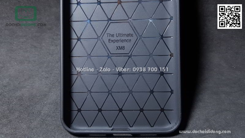 Ốp lưng Xiaomi Mi 8 Likgus chống sốc vân kim loại