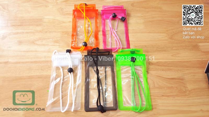 Túi chống nước dành cho điện thoại 5 inch nhiều màu