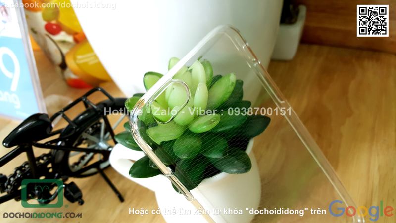 Ốp lưng iPhone 6 6s Plus Solozen dẻo trong cao cấp