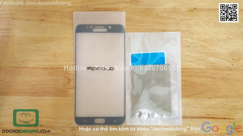 Miếng dán cường lực Samsung Galaxy S6 Edge Plus KYK 9H full màn hình