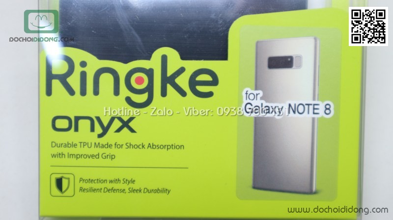 Ốp lưng Samsung Note 8 Ringke Onyx