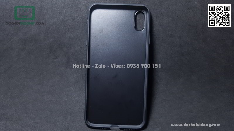 Ốp lưng iPhone XS Max Nillkin carbon