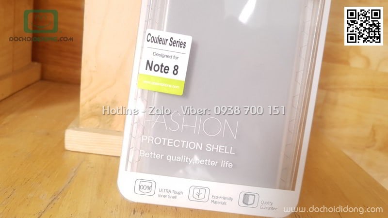 Ốp lưng Samsung Note 8 G-Case Couleur Series dẻo siêu mỏng