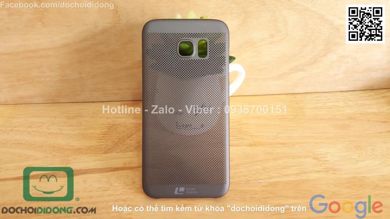 Ốp lưng Samsung Galaxy S7 Edge Loopee lưng lưới chống nóng