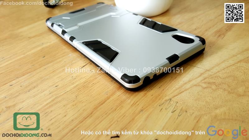 Ốp lưng Sony Xperia Z5 Premium Iron Man chống sốc có chống lưng