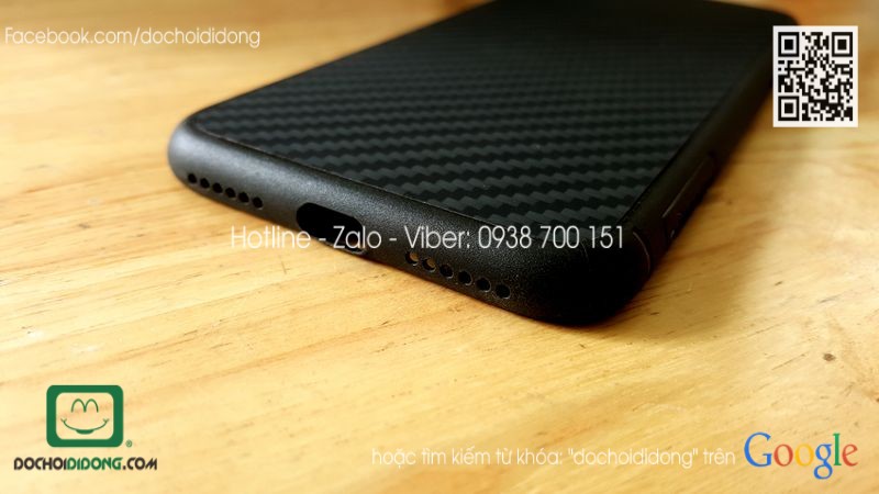 Ốp lưng iPhone 8 Nillkin carbon