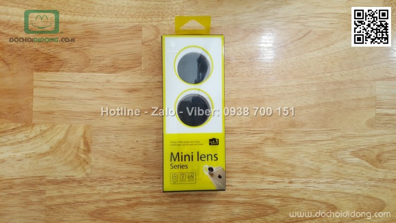 Bộ 3 ống kính cho điện thoại Baseus Mini Lens