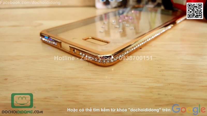 Ốp lưng Oppo R7 đính đá hình con công