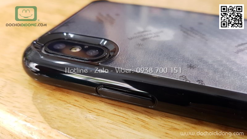 Ốp lưng iPhone X XS Spigen Ultra Hybrid có chống lưng