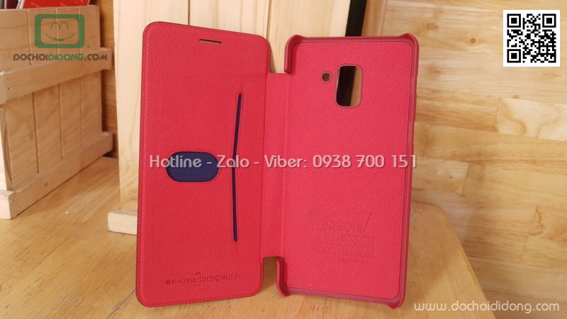 Bao da Samsung A8 Plus 2018 G-Case Business Series