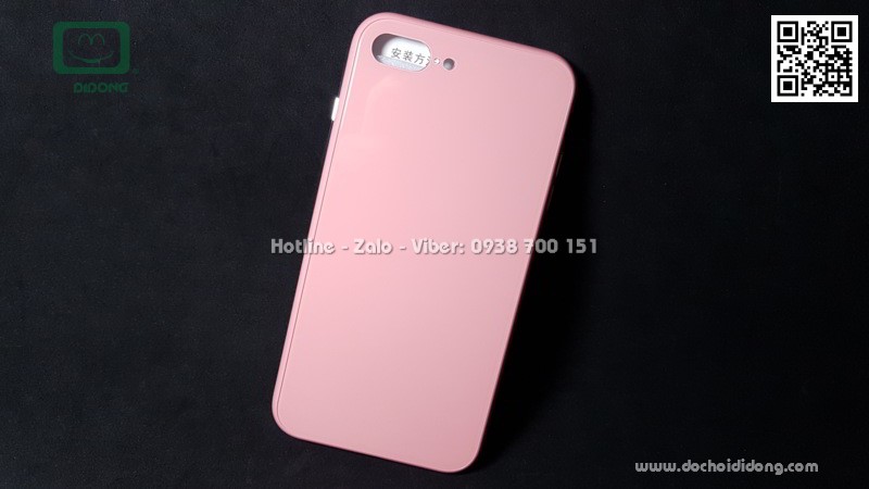 Ốp lưng nam châm iPhone 7 8 Plus Likgus Candy Series lưng màu