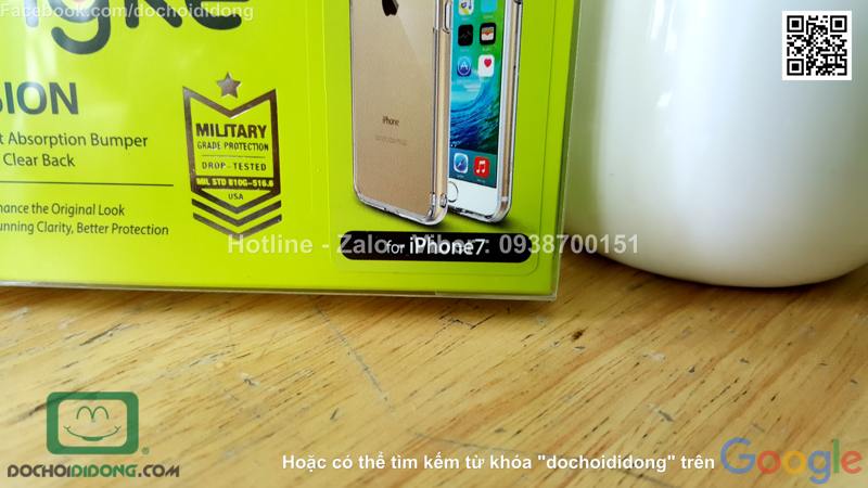 Ốp lưng iPhone 7 Ringke dẻo trong cao cấp