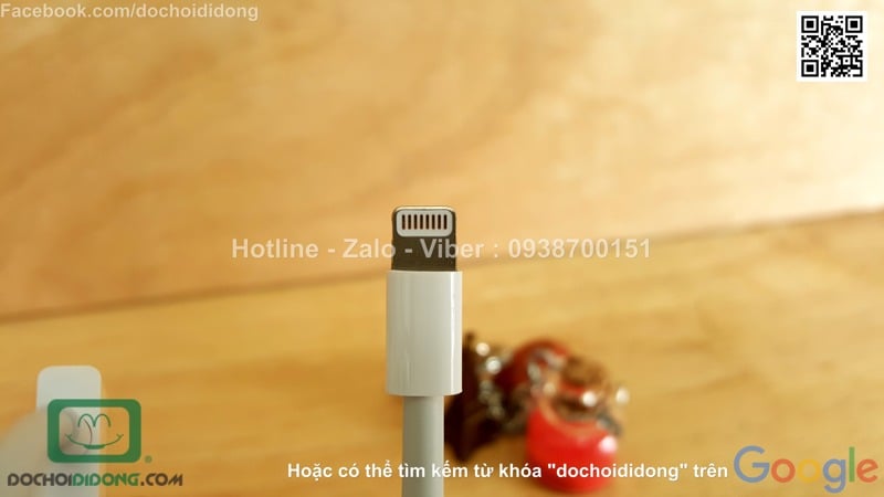 Cáp sạc Apple iPhone 8 Lightning chính hãng