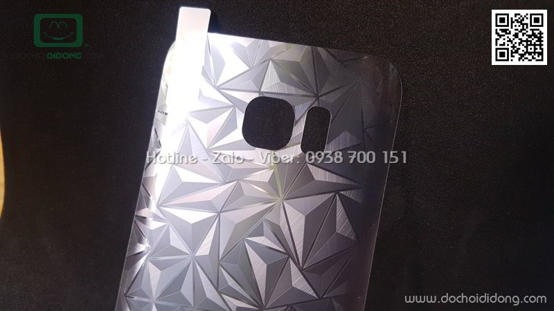 Miếng dán full lưng Samsung S7 Edge kim cương