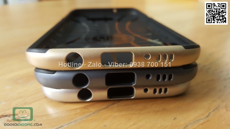 Ốp lưng Samsung Galaxy S7 Edge Likgus chống sốc vân carbon