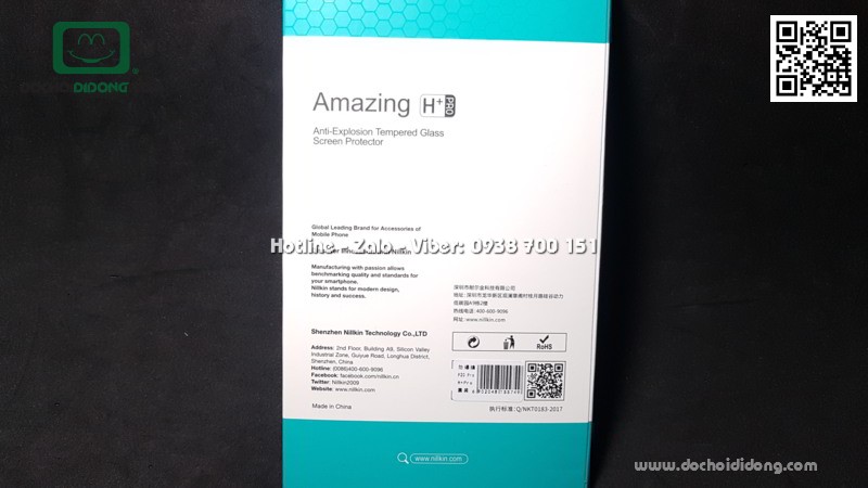 Miếng dán cường lực Huawei P20 Pro Nillkin Amazing H Pro