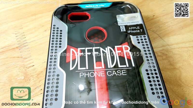 Ốp lưng iPhone 7 Nillkin Defender siêu chống sốc