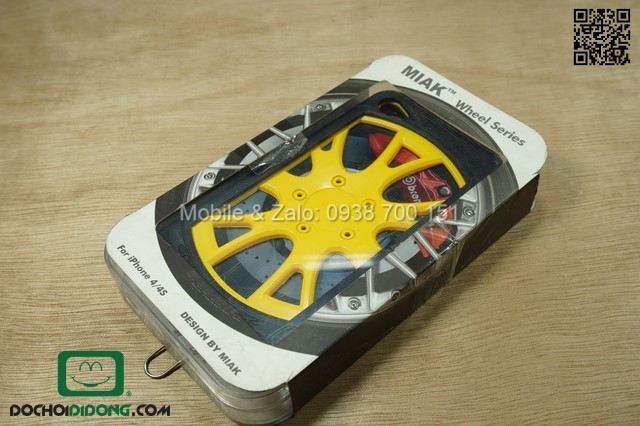 Ốp lưng iPhone 4 4S Miak Wheel Series