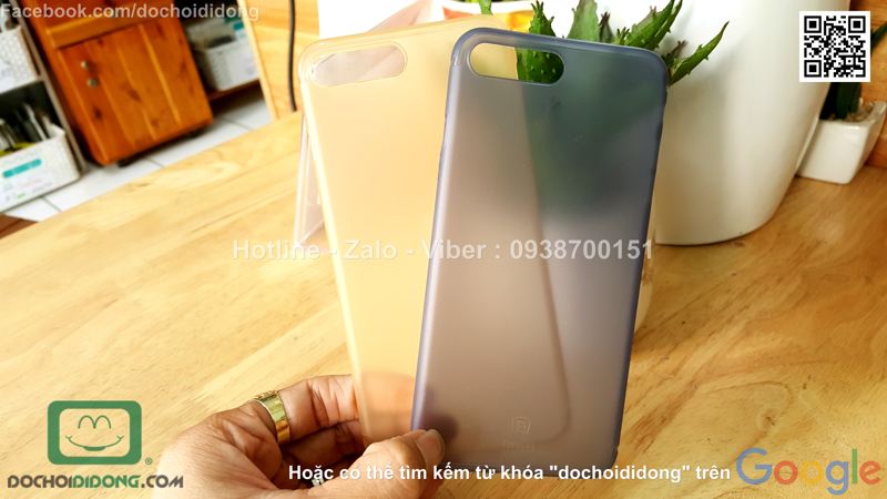 Ốp lưng iPhone 7 Plus Baseus Slim Case