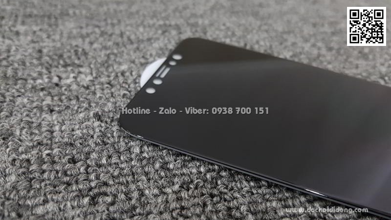 Miếng dán cường lực chống nhìn trộm iPhone XS Max Nillkin 3D AP Max full màn hình