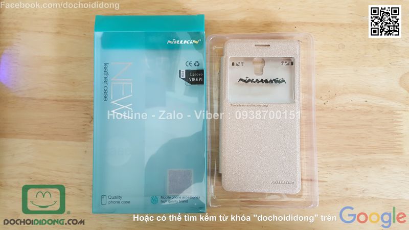 Bao da Lenovo Vibe P1 Nillkin Sparkle