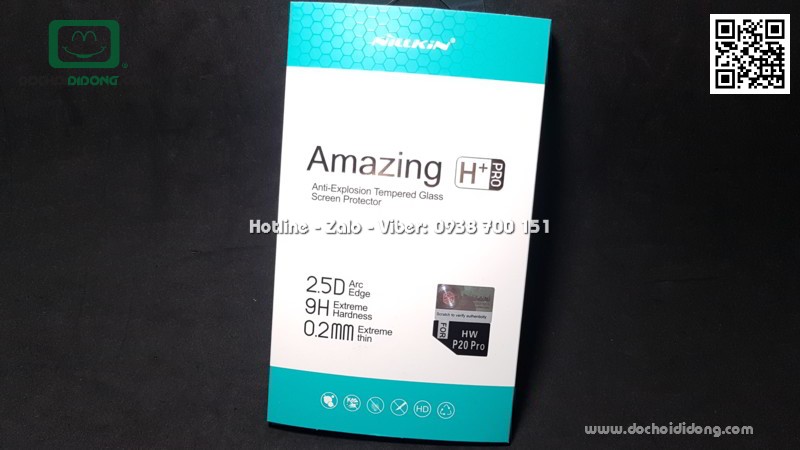 Miếng dán cường lực Huawei P20 Pro Nillkin Amazing H Pro