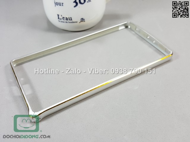 Ốp viền Oppo Mirror 3 nhôm phay chốt gài