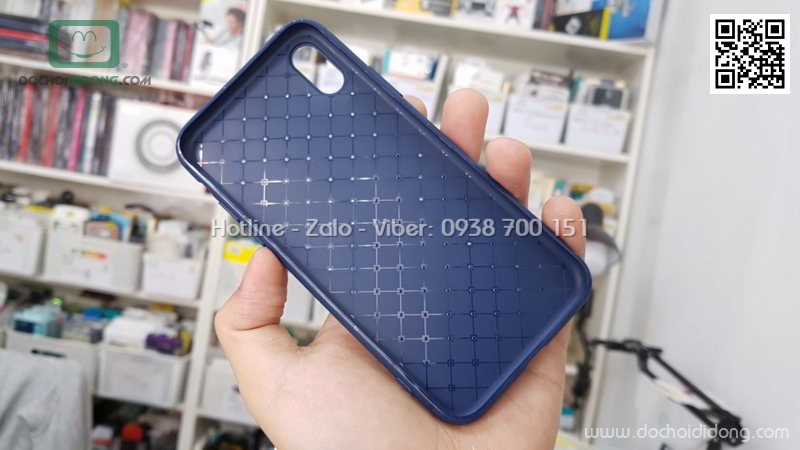 Ốp lưng iPhone X Zacase dẻo đan sọc thoát nhiệt