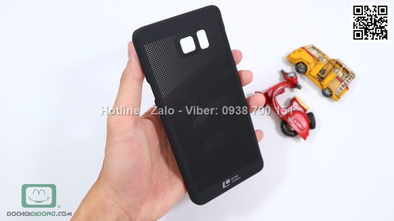 Ốp lưng Samsung Galaxy Note 5 Loopee lưng lưới chống nóng