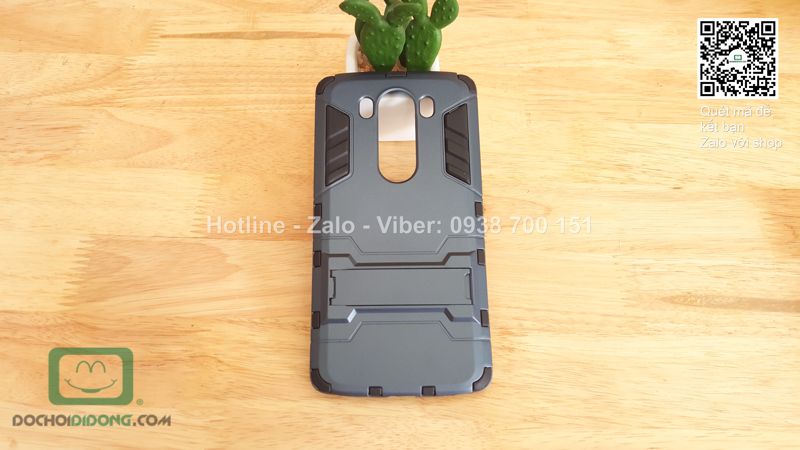 Ốp lưng LG V10 Iron Man chống sốc có chống lưng