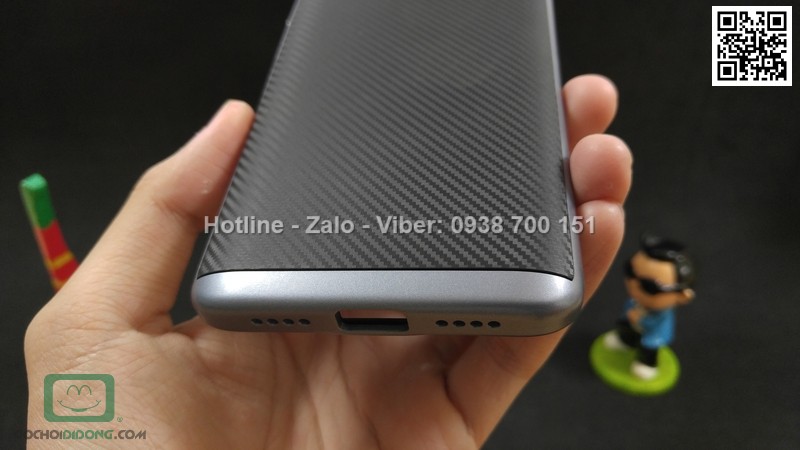 Ốp lưng Xiaomi Mi5s Likgus chống sốc vân carbon