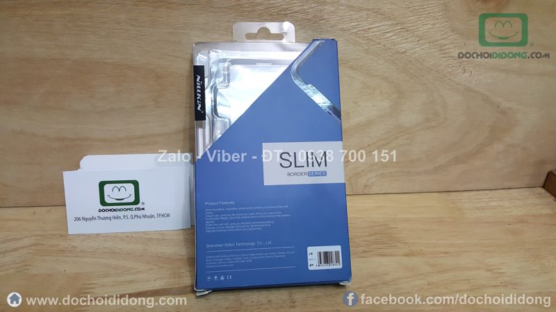 Ốp viền Samsung Galaxy Note 4 Nillkin Slim silicon