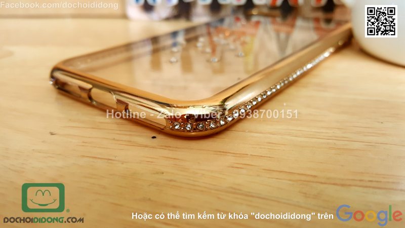 Ốp lưng iPhone 7 đính đá hình con công
