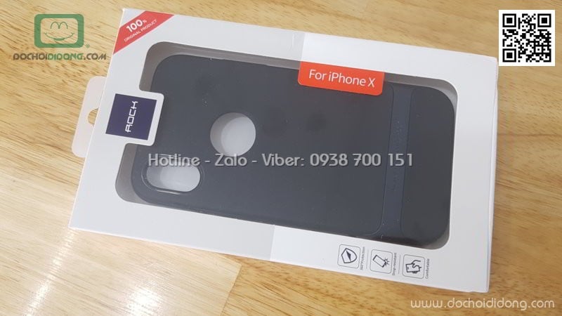 Ốp lưng iPhone X XS Rock Royce Series chống sốc