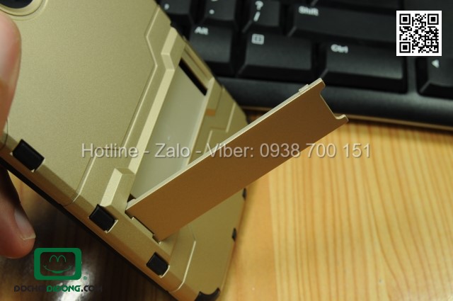 Ốp lưng iPhone 6 Plus Iron Man chống sốc có chống lưng