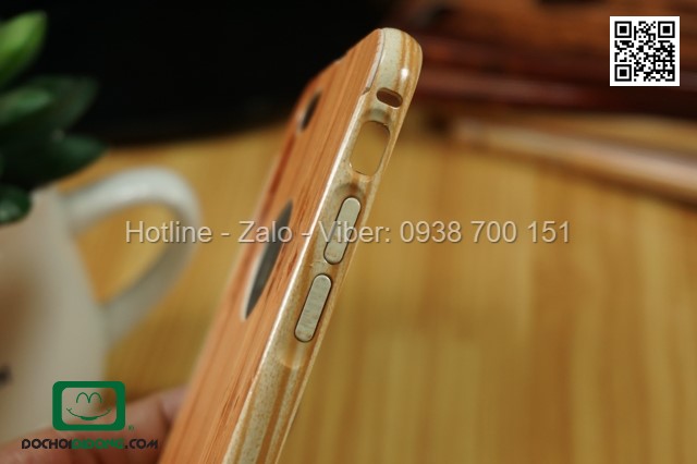 Ốp lưng iPhone 6 giả gỗ cao cấp