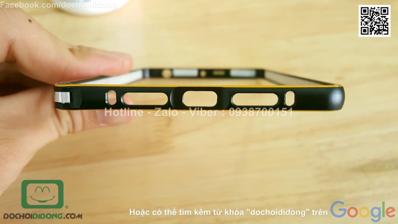 Ốp viền OPPO R7S nhôm phay chốt gài