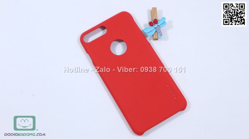 Ốp lưng iPhone 8 Plus G Case vân da cao cấp êm ái