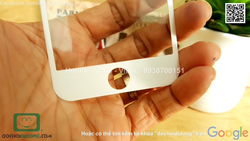 Miếng dán màn hình iPhone 8 Baseus full màn hình 9H