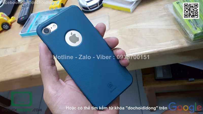 Ốp lưng iPhone 8 Baseus chống lưng nam châm