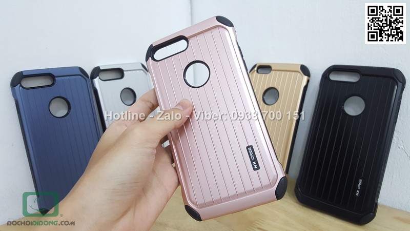 Ốp lưng iPhone 8 Plus NX chống sốc kiểu vali