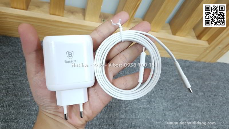 Bộ cáp sạc nhanh iPhone Macbook Baseus Type C PD 3.0 32W