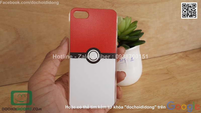 Ốp lưng iPhone 5 5s SE Pokemon Go dẻo viền trong
