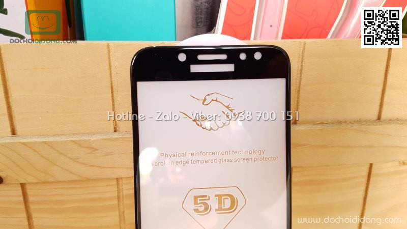 Miếng dán cường lực full màn hình Samsung J7 Pro Zacase full keo