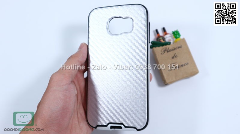 Ốp lưng Samsung Galaxy S6 Mercury Bumper Skin chống sốc