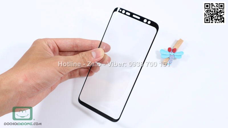 Miếng dán cường lực Samsung Galaxy S8 Nillkin 3D CP Max full màn hình 9H