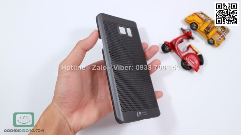 Ốp lưng Samsung Galaxy Note 5 Loopee lưng lưới chống nóng