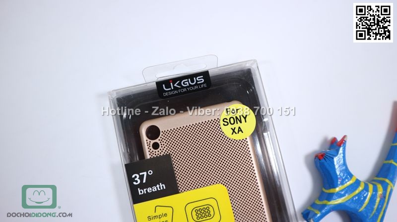 Ốp lưng Sony Xperia XA Likgus lưng lưới chống nóng